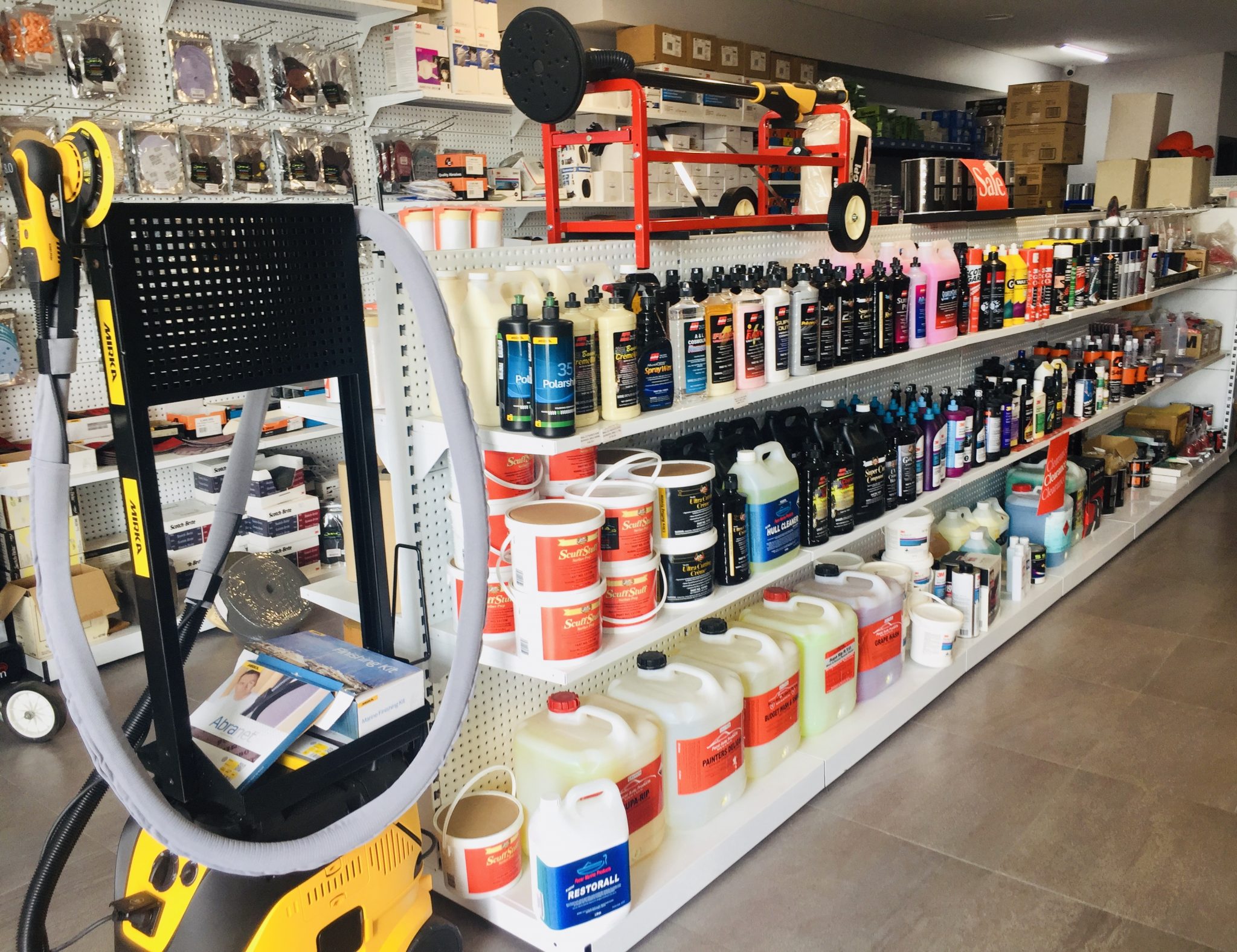 COMPOUNDS,POLISHES ,CLEANERS-DETAILING BUFF/PADS